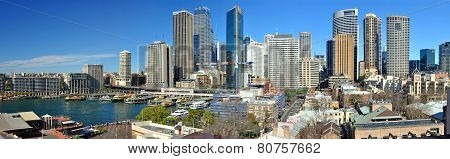 Sydney City Skyline Panorama, Australia.