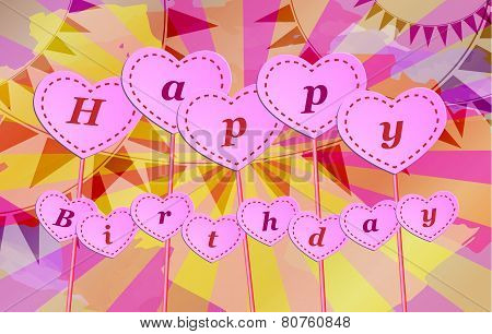 HAPPY BIRTHDAY card