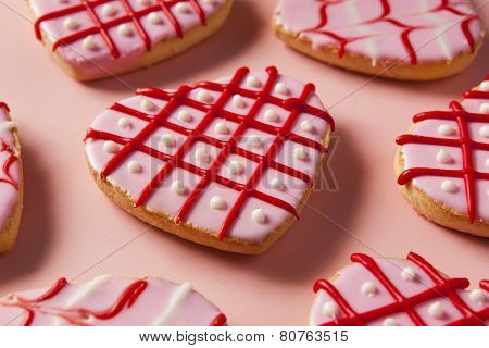 Homemade Pink Valentine's Day Cookies
