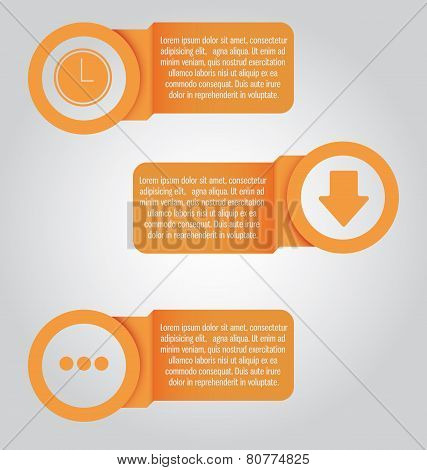 Clear Template. Can Be Used For Infographics, Websites Elements, Presentations, Comparison.