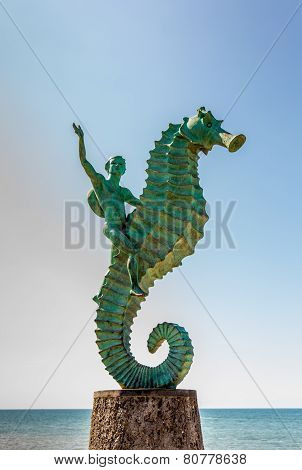 Seahorse Statue