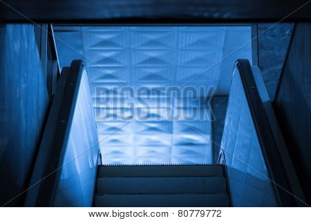 Top Of An Escalator