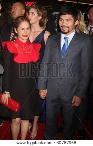LOS ANGELES - JAN 20:  Jinkee Pacquiao, Manny Pacquiao at the 