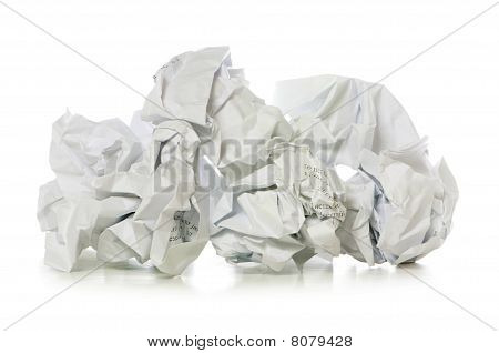 Recyklace koncept se spoustou odpadních papíru