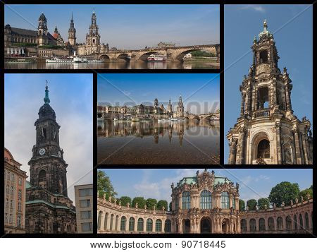 Dresden Landmarks Collage