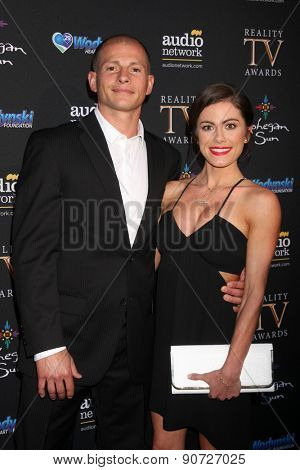 LOS ANGELES - MAY 12:  Brent Steffensen, Kacy Catanzaro at the Children's Justice Campaign Event at the Private Residence on May 12, 2015 in Beverly Hills, CA