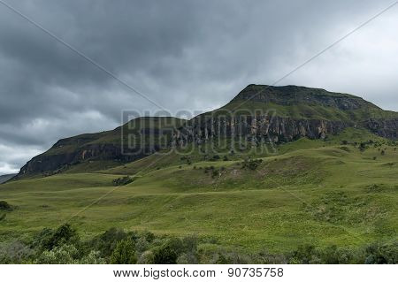 Drakensberg mountain in Cathedral Peak area