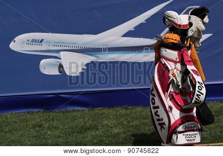 Pornanong Phatlum At The Ana Inspiration Golf Tournament 2015