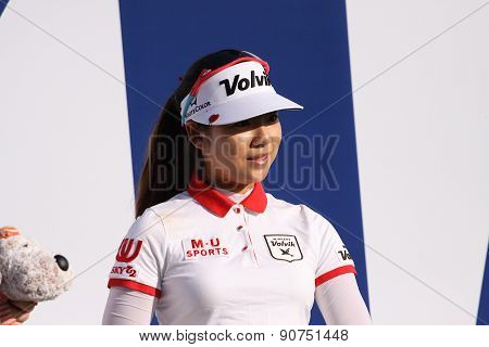 Mi Hyang Lee At The Ana Inspiration Golf Tournament 2015