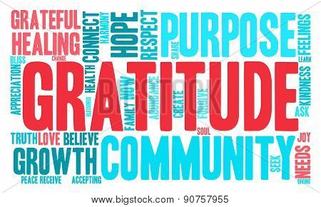 Gratitude Word Cloud