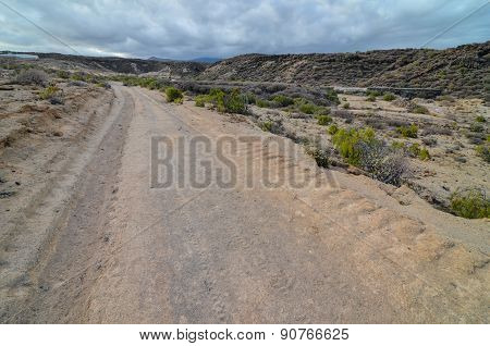 Volcanic Rock Basaltic Formation in Gran Canaria
