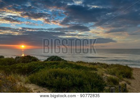 Sunrise At Golden Beach,