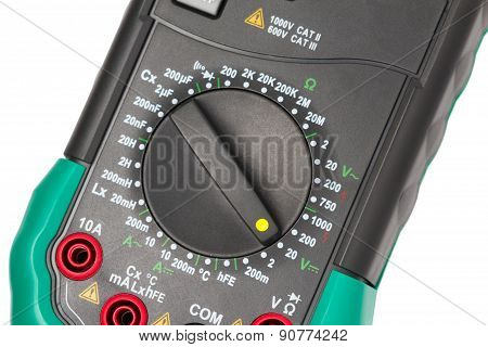 Isolated digital multimeter selector
