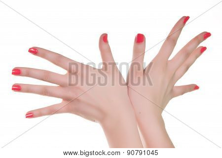 woman hands