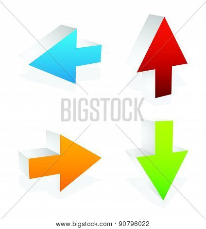 Bight and colorful Arrow Graphics. Eps 10 Vector