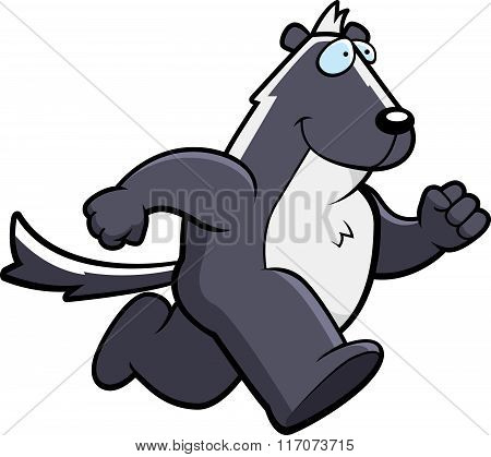 Skunk Running