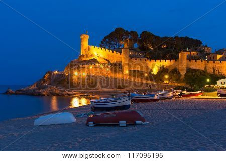Tossa de Mar on the Costa Brava, Catalunya, Spain
