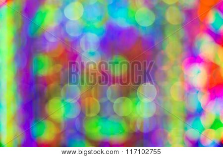 Abstract circular light bokeh New Year Festivel background