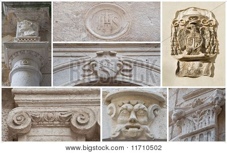 Collage de la capa de brazos de Molfetta.
