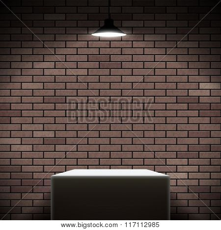 Pedestal Illuminated Spotlight