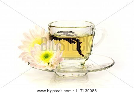 Chinese Tea With Chinese Herbal Medicine.