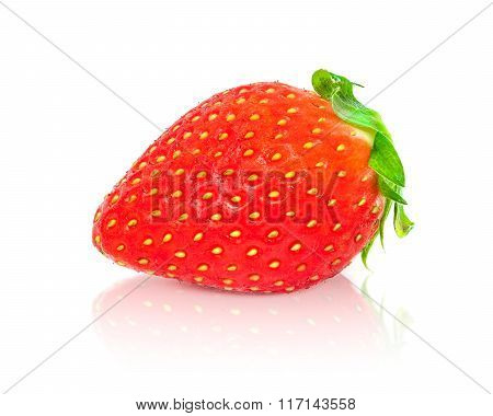 Strawberry Fruit Isolated On White Background