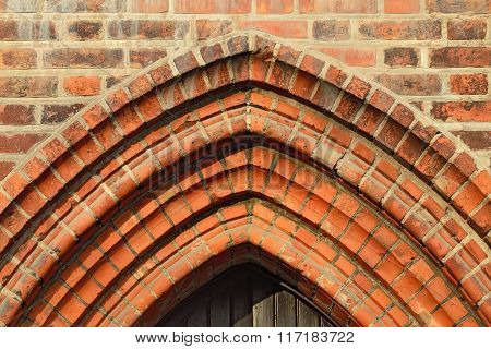 Cathedral Of Koenigsberg. Fragment Of Gothic Architecture Of The 14Th Century