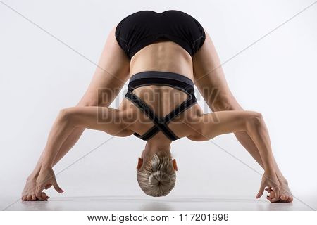 Wide Legged Forward Bend Pose