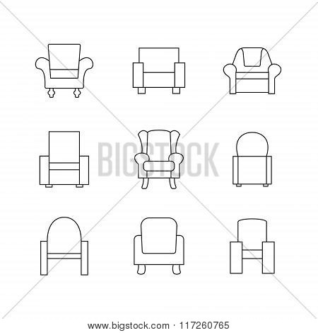 Sofa Outline Set