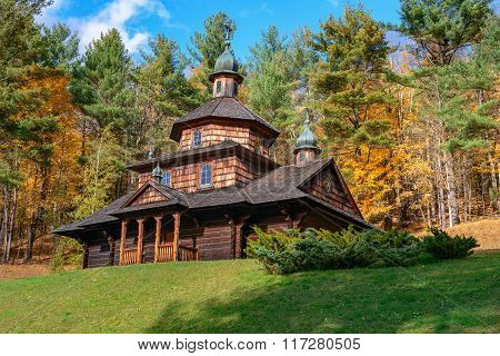 Wooden Ukrainian church
