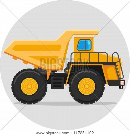 dump truck color icon