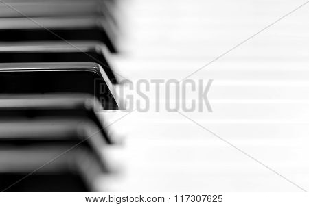 Close-up Of Piano Keys