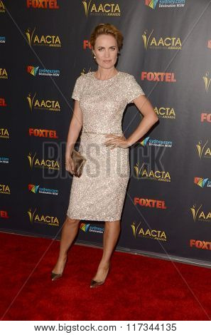 LOS ANGELES - JAN 29:  Radha Mitchell at the 2016 AACTA International Awards at the PETA's Bob Barker Building on January 29, 2016 in Los Angeles, CA
