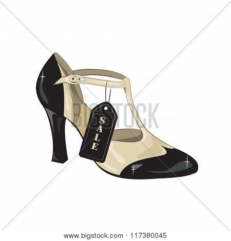 Elegant women's shoes.