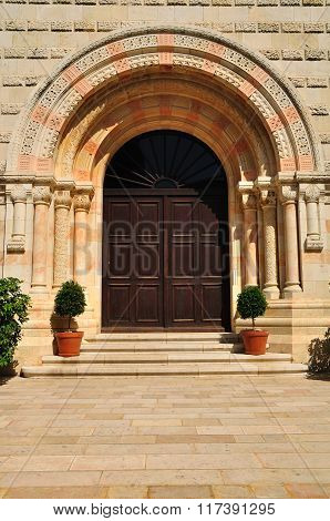 Dormition abbey entrance.