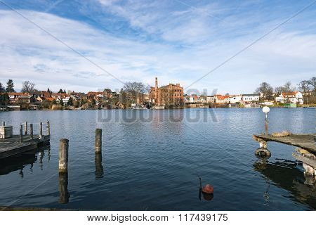 The City Of Malchow In Mecklenburg, Germany