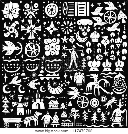 fairy tales - icons set