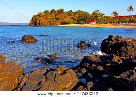 Andilana   Seaweed In Indian  N   Sand Isle  Sky And