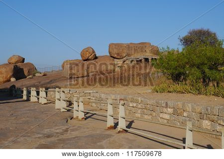 Stone boulders of Hampi