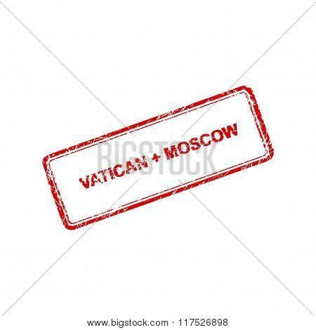 Red stapm Vatican Moscow