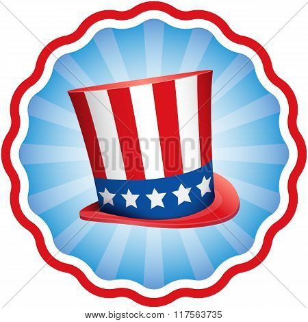 Label Sticker Congratulations Usa Presidents Day