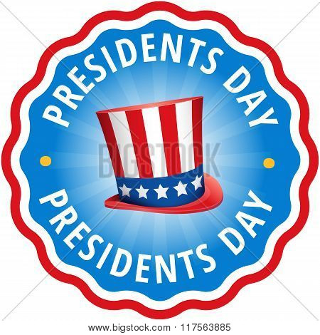 Label Sticker Congratulations Usa Presidents Day