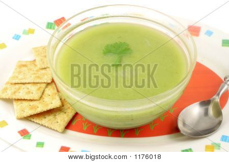 ブロッコリーのクリーム スープ
