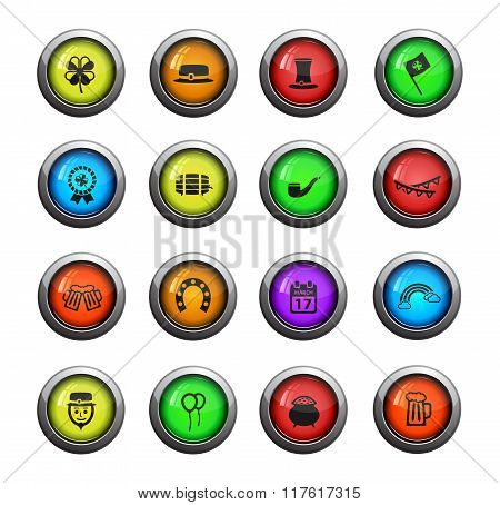 St Patricks day simply icons