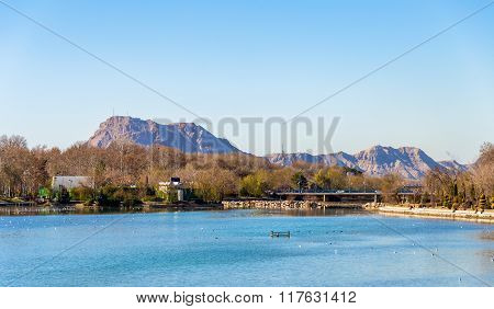View Of The Zayanderud River In Isfahan, Iran