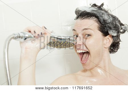 Shower woman
