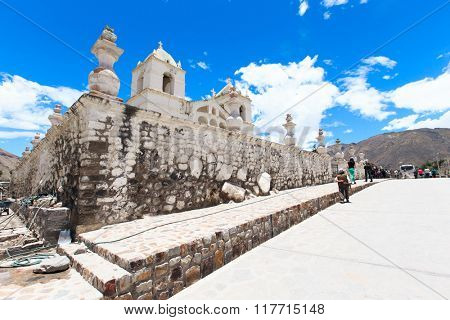 San Pedro de Alcantara Church in Cabanaconde, Peru