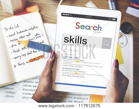 Skills Talent Expert Aptitude Proficiency Professional Concept