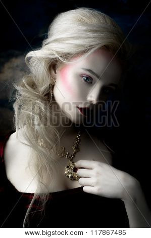 Modern interpretation of historical figure Marie Antuanette
