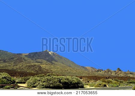 Boca Tauce in Mount Teide National Park Tenerife